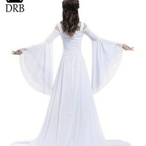 Rose Blooming White Renaissance Fairy Tale Medieva